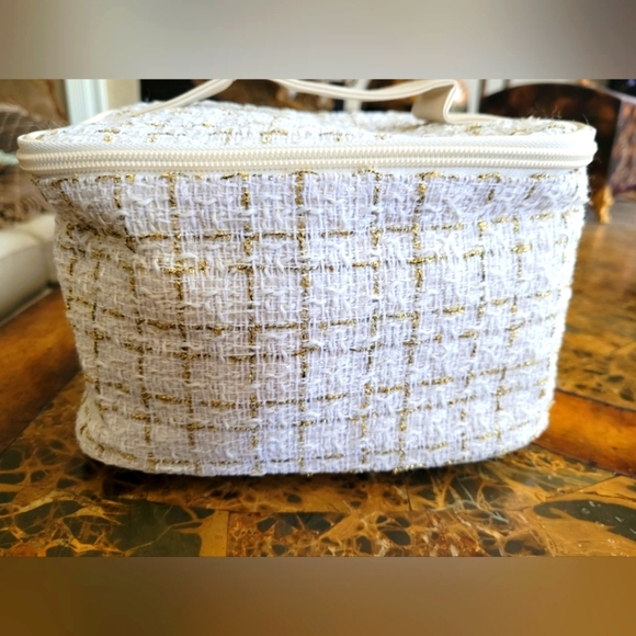 Chic Tweed Cosmetic Bag - Picture 1 of 5